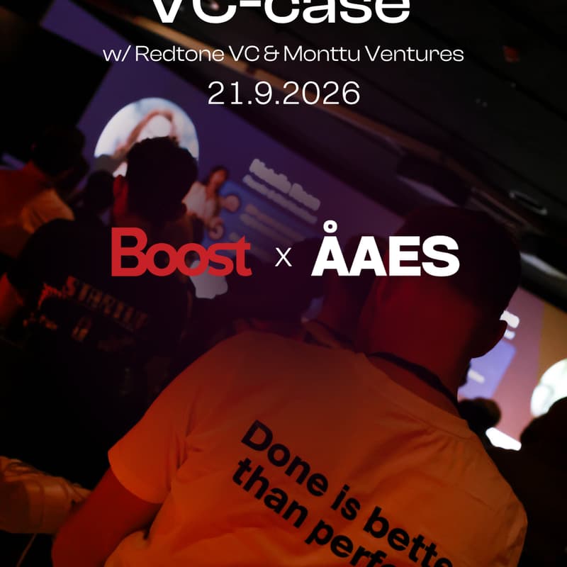 Cover Image for Boost x ÅAES: VC-case w/ Redtone VC and Monttu Ventures