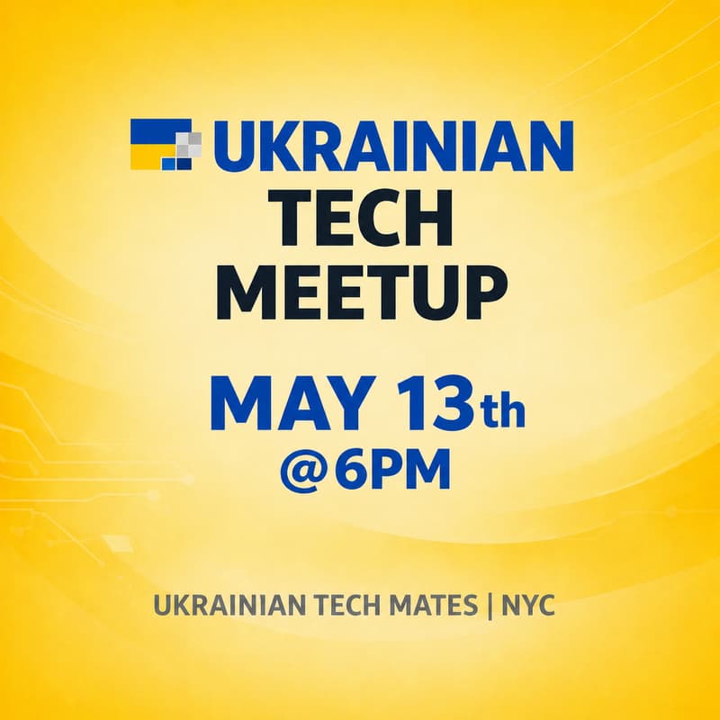 Cover Image for Ukrainian Tech Meetup. v18