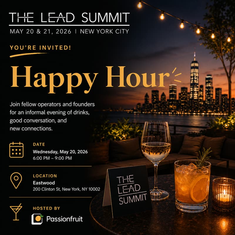Cover Image for Happy Hour at The Lead Summit, New York