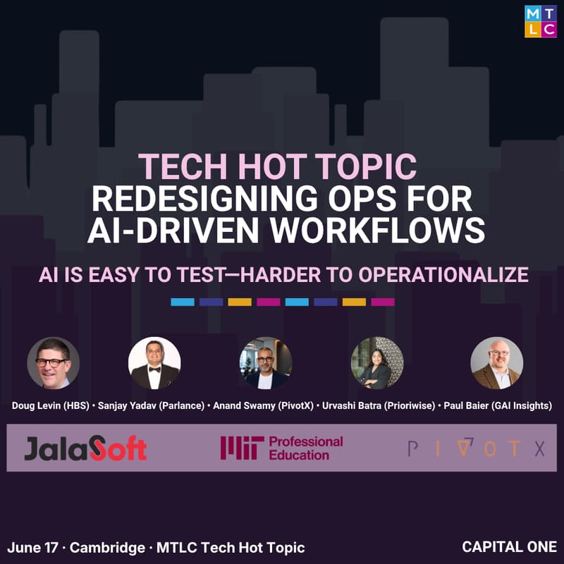 Cover Image for Tech Hot Topic Series: Redesigning Operations for AI Driven Workflows