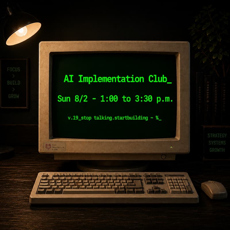 Cover Image for The Ai Implementation Club