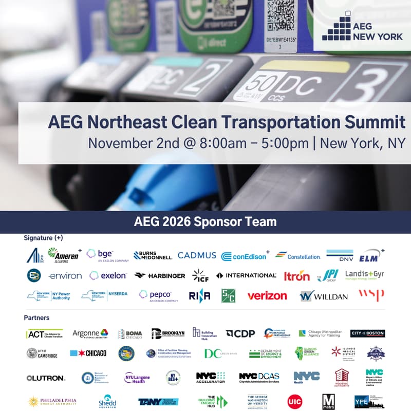Cover Image for AEG Northeast 2026 Clean Transportation Summit