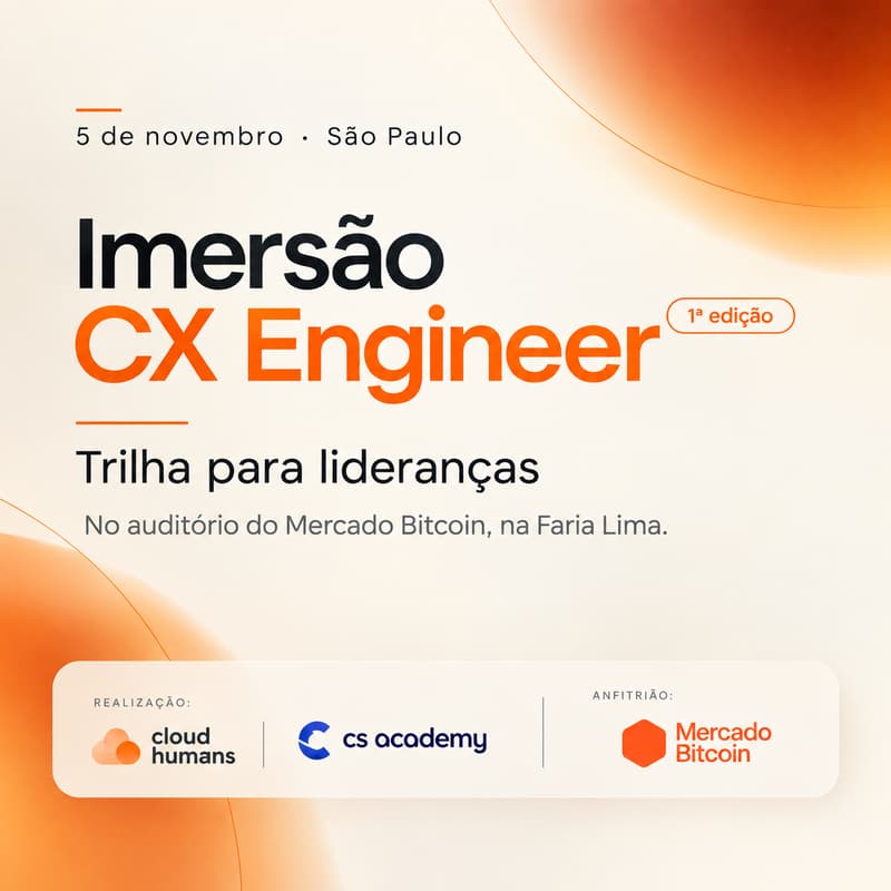 Cover Image for Imersão CX Engineer · Trilha para lideranças · no Mercado Bitcoin