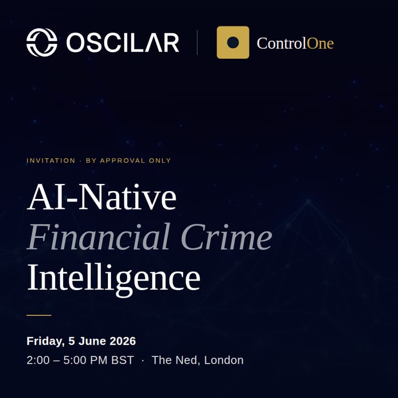 Cover Image for AI-Native FinCrime Workshop with Oscilar and ControlOne