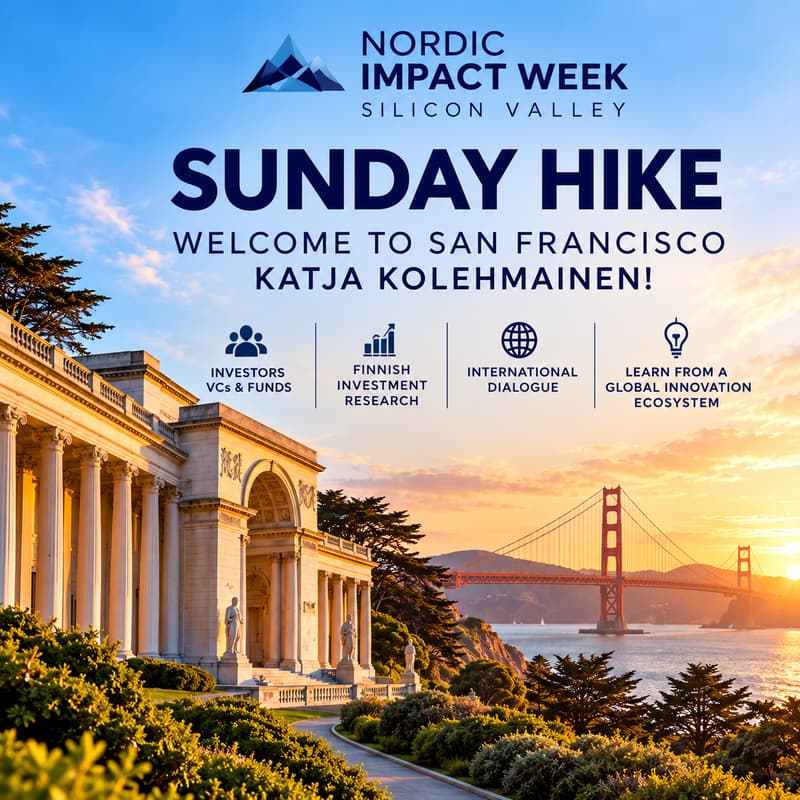 Cover Image for Nordic Impact Week Silicon Valley — Sunday Hike & Talk