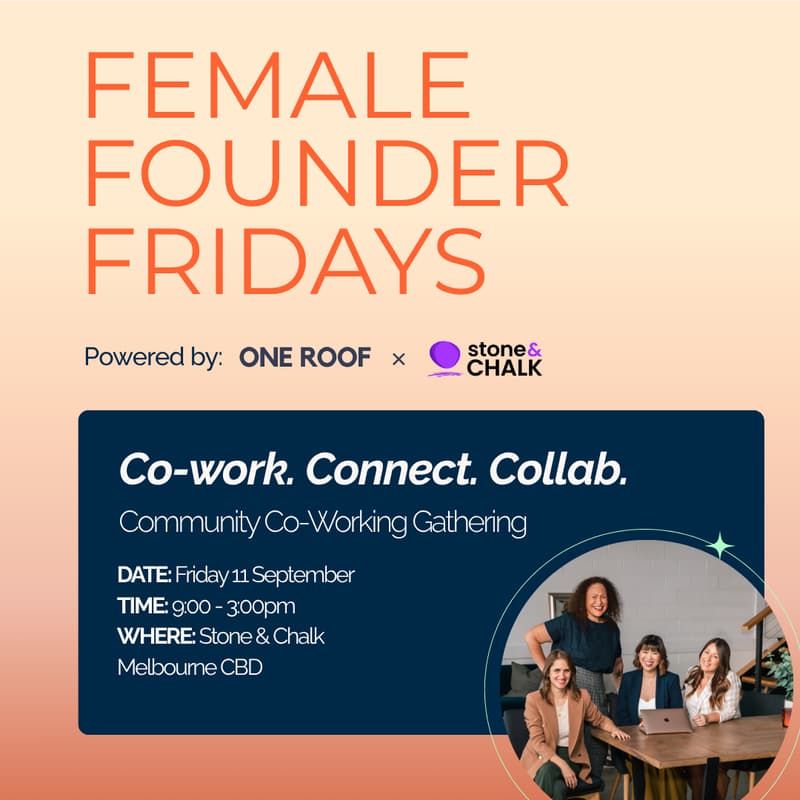 Cover Image for Female Founder Fridays - Coworking Day in Melbourne