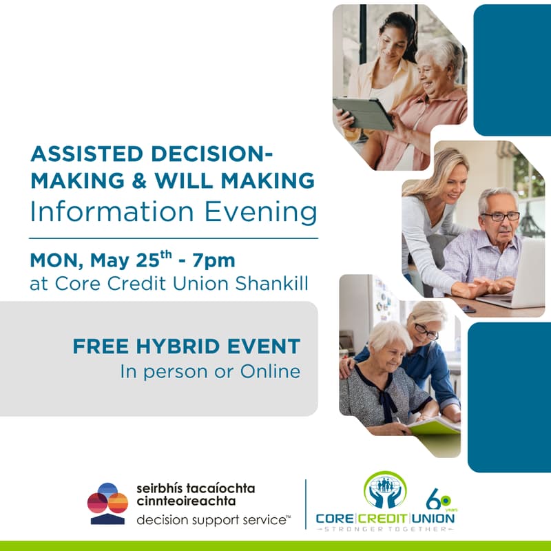 Cover Image for Assisted Decision-Making & Will Making: Info Evening