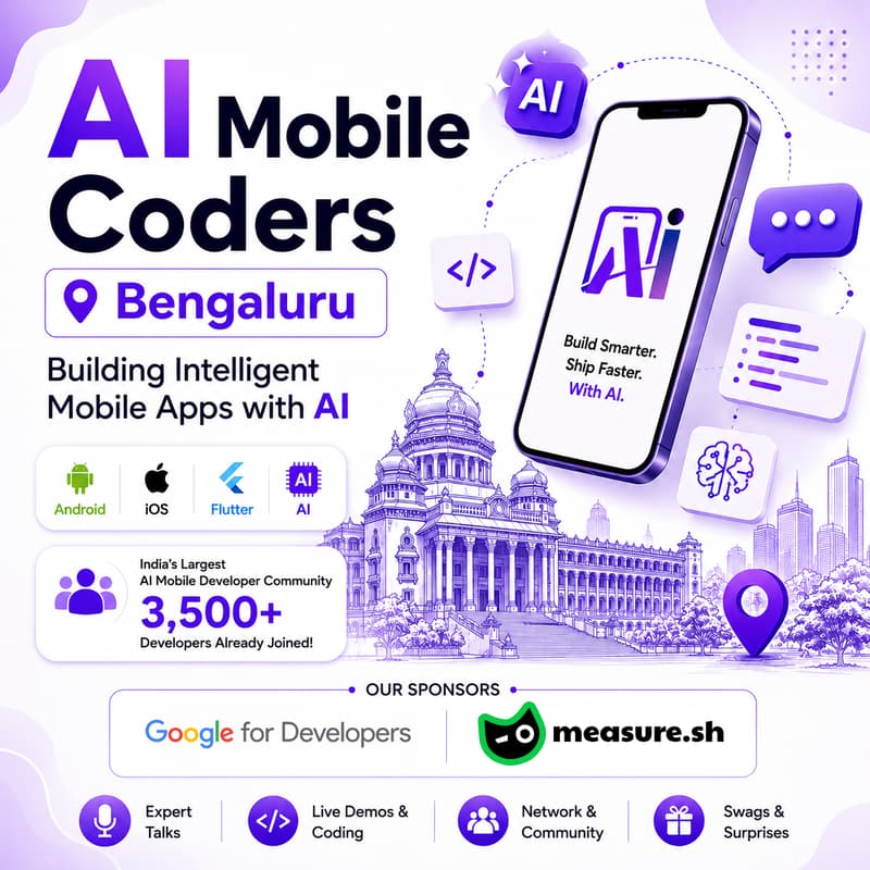 Cover Image for AI Mobile Coders <Bengaluru/> Building Intelligent Mobile Apps with AI
