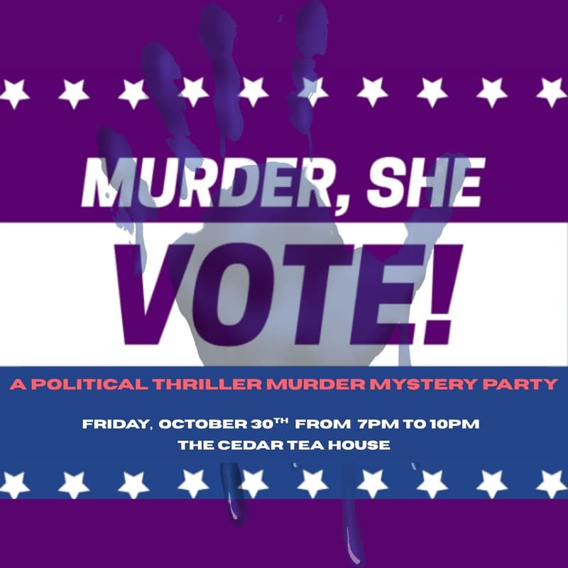 Cover Image for Murder, She Vote: A Political Thriller Murder Mystery Party