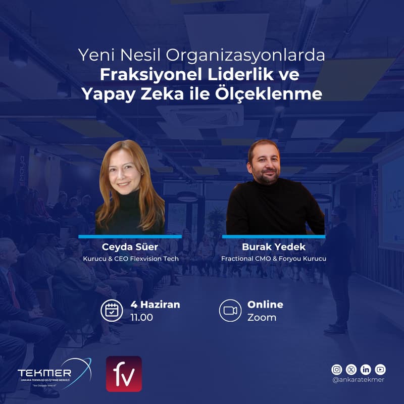 Cover Image for Yeni Nesil Organizasyonlarda Fraksiyonel Liderlik ve Yapay Zeka ile Ölçeklenme