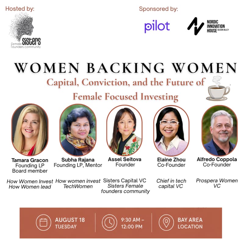Cover Image for Sisters female founders breakfast: Women Backing Women