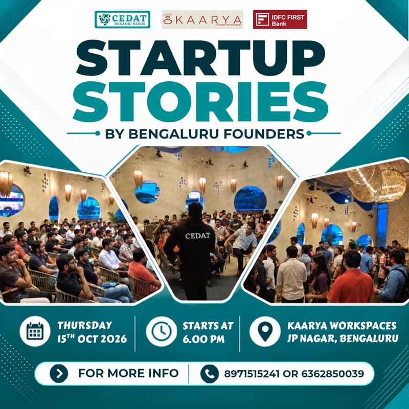 Cover Image for Startup Stories by Bengaluru Founders