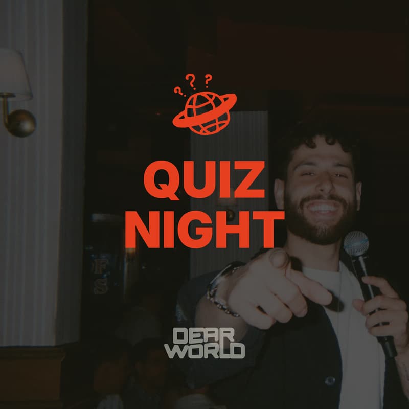 Cover Image for QUIZ NIGHT by Dear World