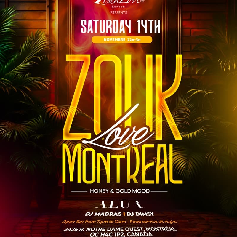 Cover Image for Zouk Love Montréal by Zouk Love London