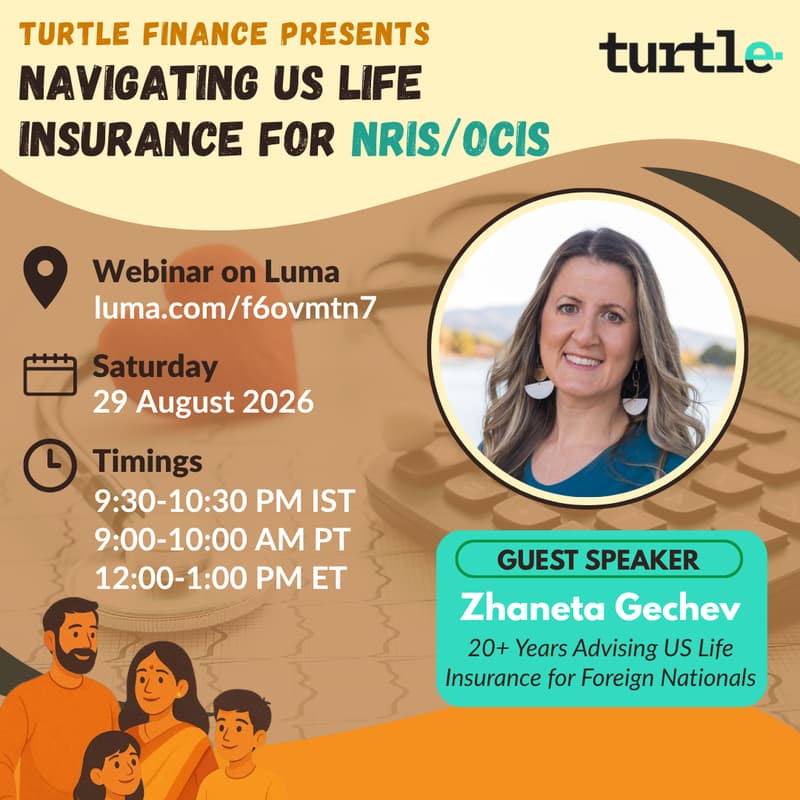 Cover Image for Navigating US Life Insurance for NRIs/OCIs | Turtle Finance