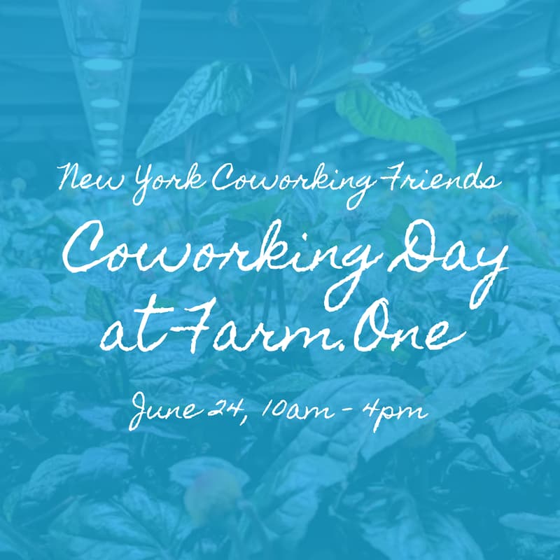 Cover Image for Coworking Day @ Farm.One 🌱