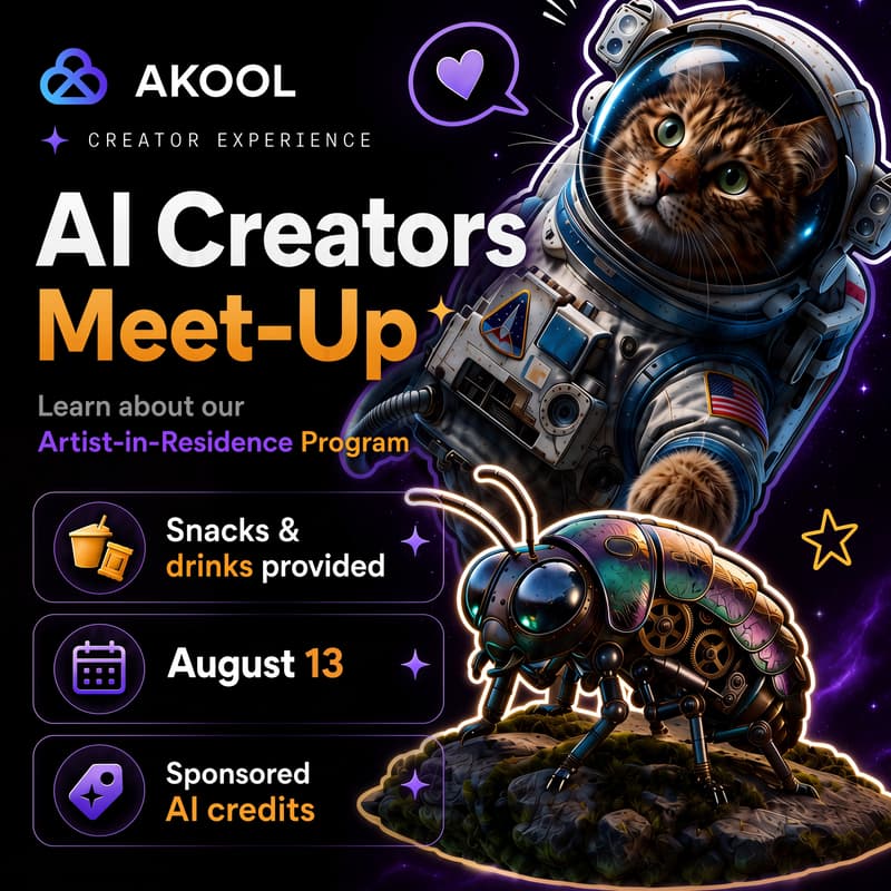 Cover Image for AI Creators Meetup: Build, Experiment & Get Featured
