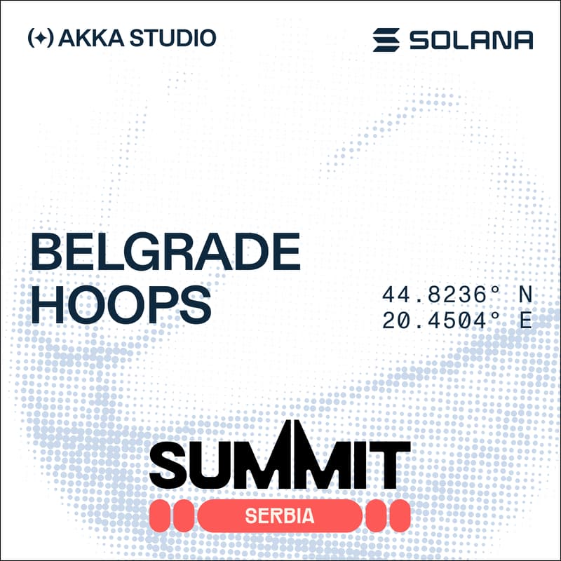 Cover Image for 🏀 Belgrade Hoops by AKKA Studio @ Solana Summit Belgrade