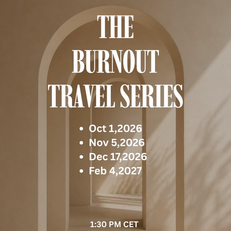 Cover Image for Burnout Recovery Through Travel The 4-Workshop Professional Series