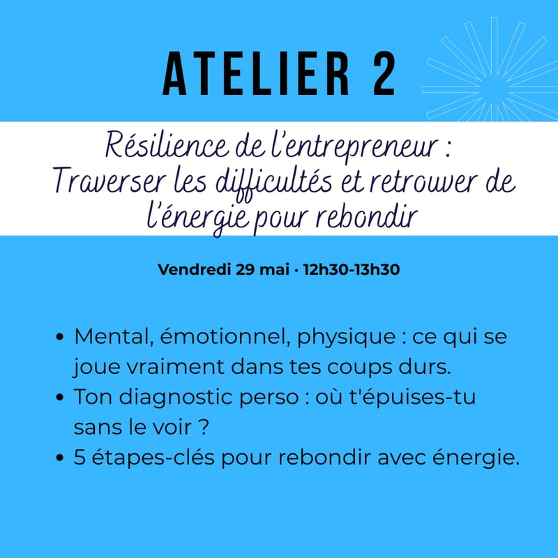 Cover Image for Atelier 2 - Printemps des entrepreneurs by Butterfly Solutions