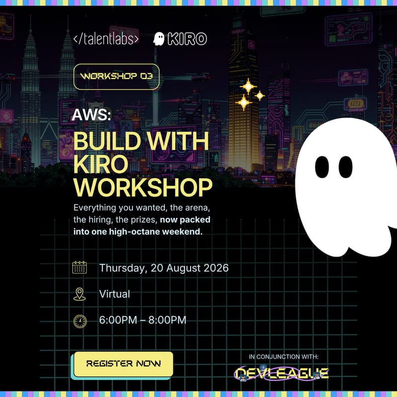 Cover Image for TalentLabs x KIRO: Build Smarter with Kiro Workshop