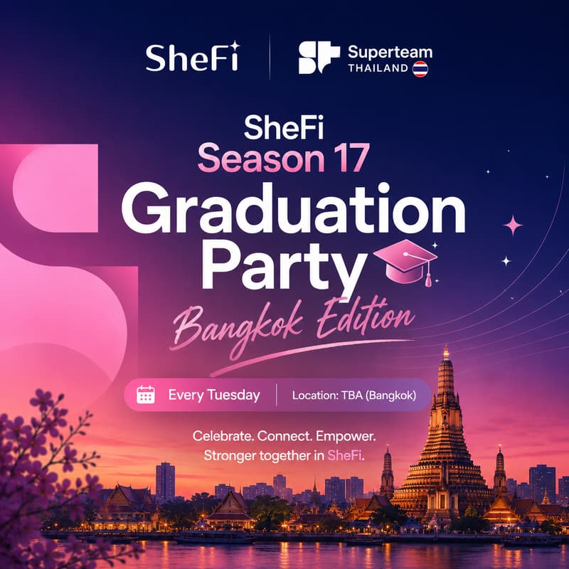 Cover Image for SheFi 17 Graduation Party | Bangkok