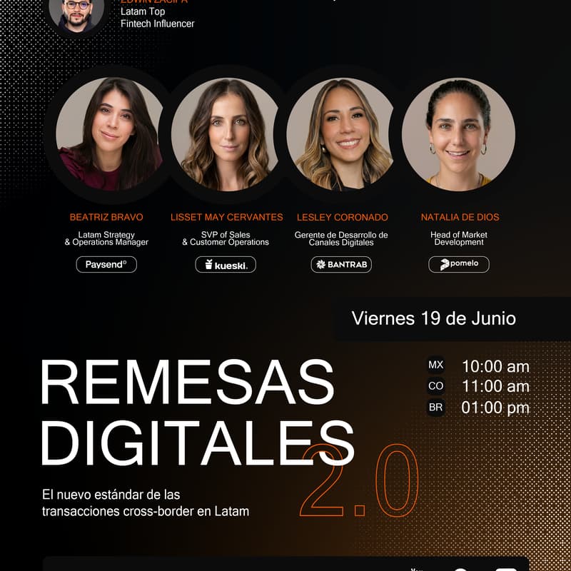 Cover Image for 🌎 Remesas digitales 2.0: El nuevo estándar de las transacciones cross-border en Latam