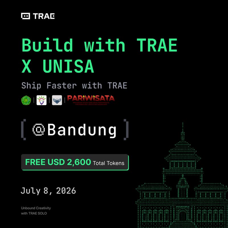 Cover Image for Build with TRAE X UNISA