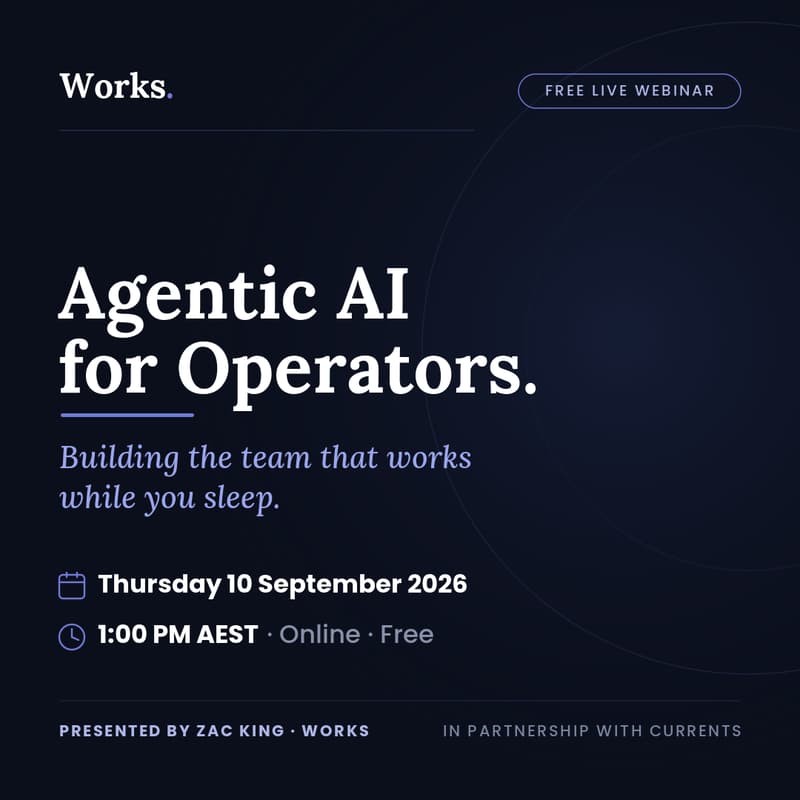 Cover Image for Agentic AI for Operators: The Team That Works While You Sleep