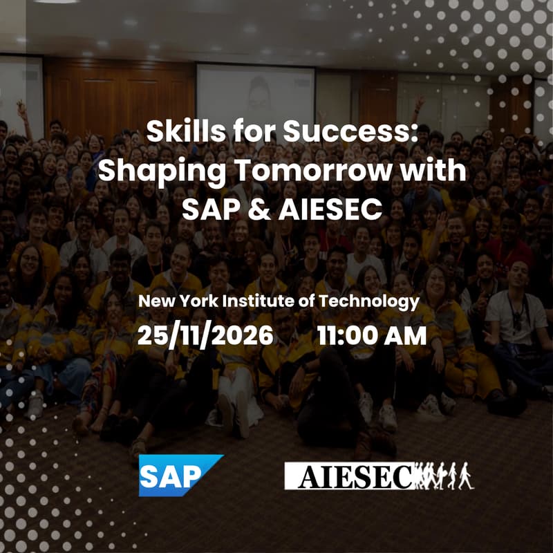 Cover Image for Skills for Success: Shaping Tomorrow with SAP & AIESEC 2.0