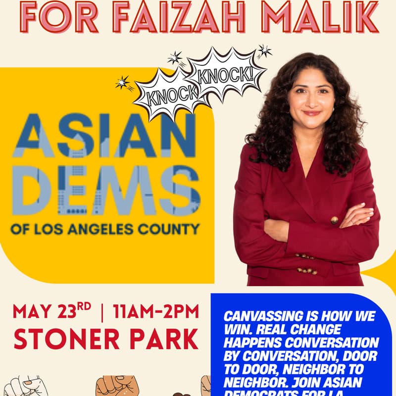 Cover Image for Morning Canvass with Asian Democrats of LA County
