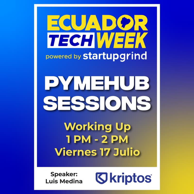 Cover Image for PymeHub Sessions con Luis Fernando de Kriptos 🚀