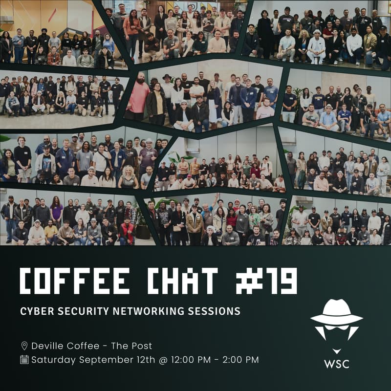 Cover Image for White-Hat Security Community - Monthly Coffee Chat (#19) - Topic TBD