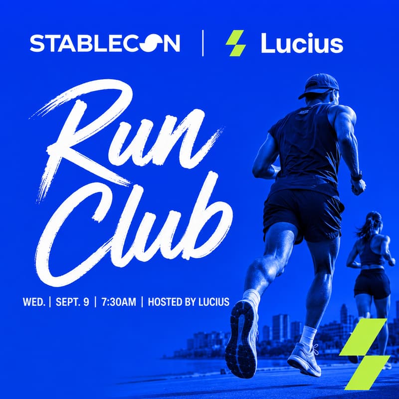 Cover Image for Stablecon Run Club hosted by Lucius