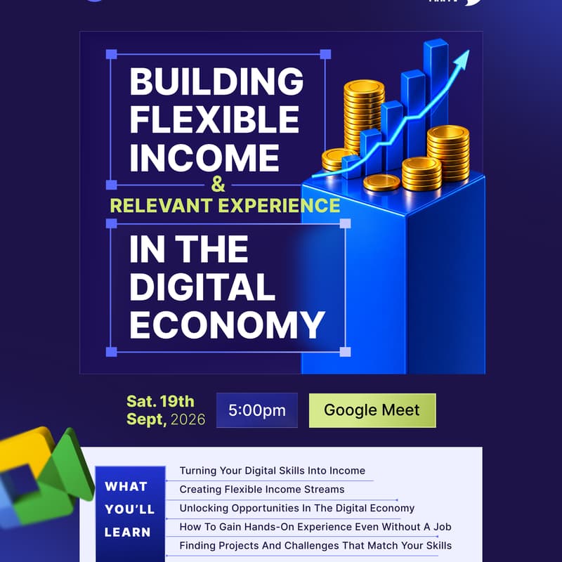 Cover Image for Building Flexible Income & Relevant Experience in the Digital Economy.