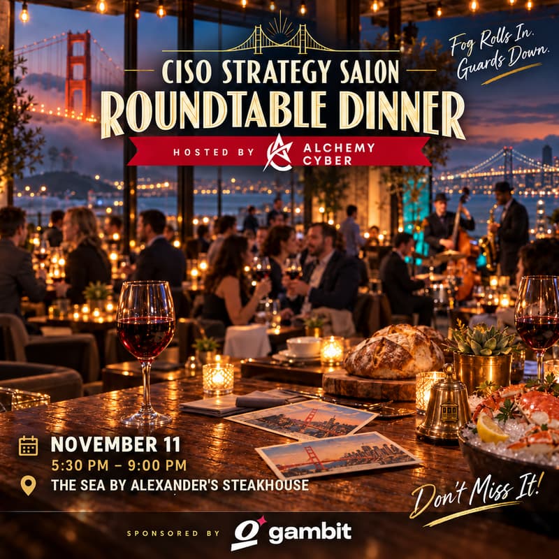 Cover Image for CISO Strategy Salon - San Francisco Bay Area