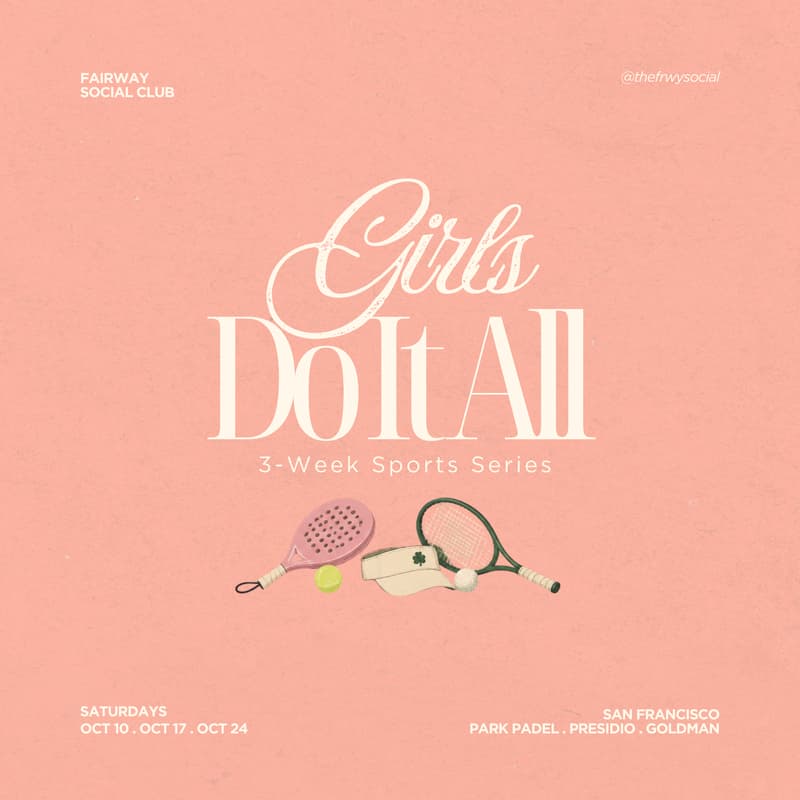 Cover Image for Girls Do It All: 3-Week Sports Series 🎾⛳️🏓