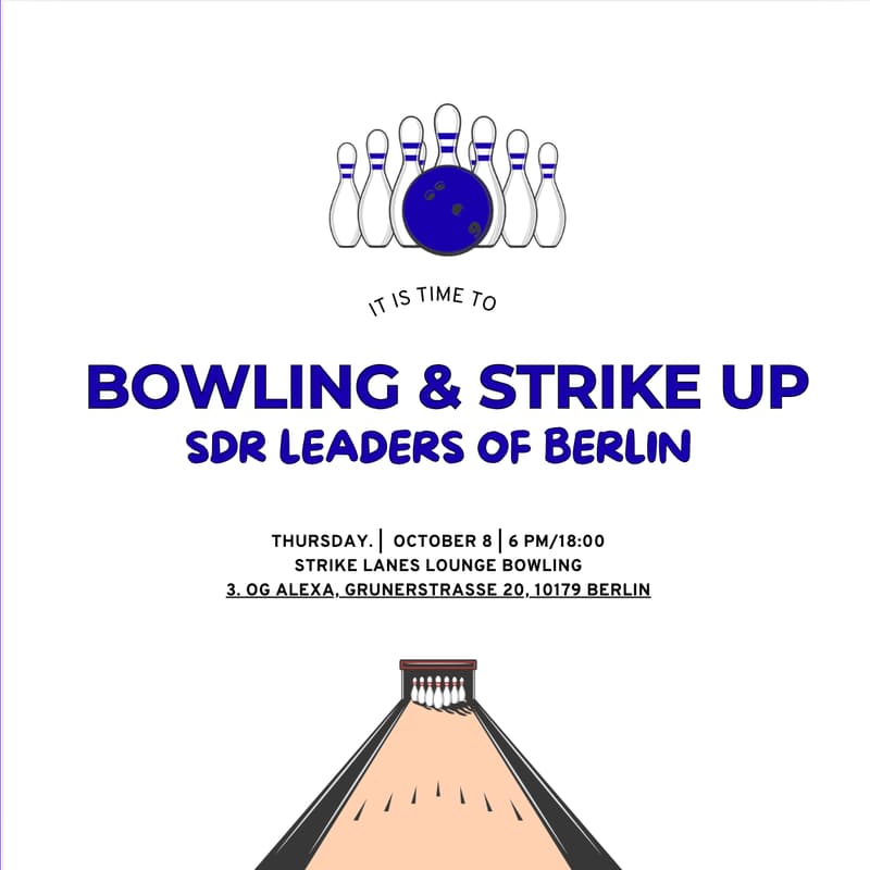 Cover Image for SDR Leaders Social, Bowling night hosted with Homie, Berlin