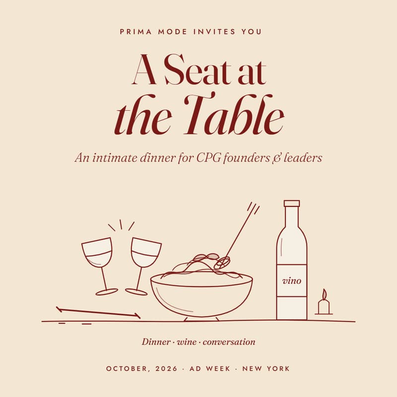 Cover Image for Curated Dinner for CPG Leaders | Hosted by Prima Mode