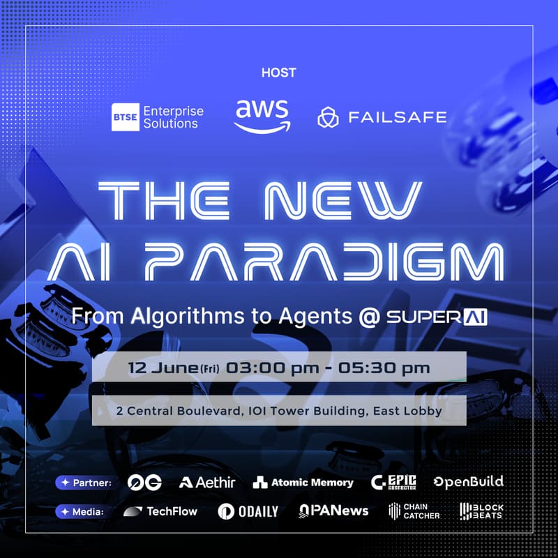Cover Image for The New AI Paradigm @SuperAI 2026