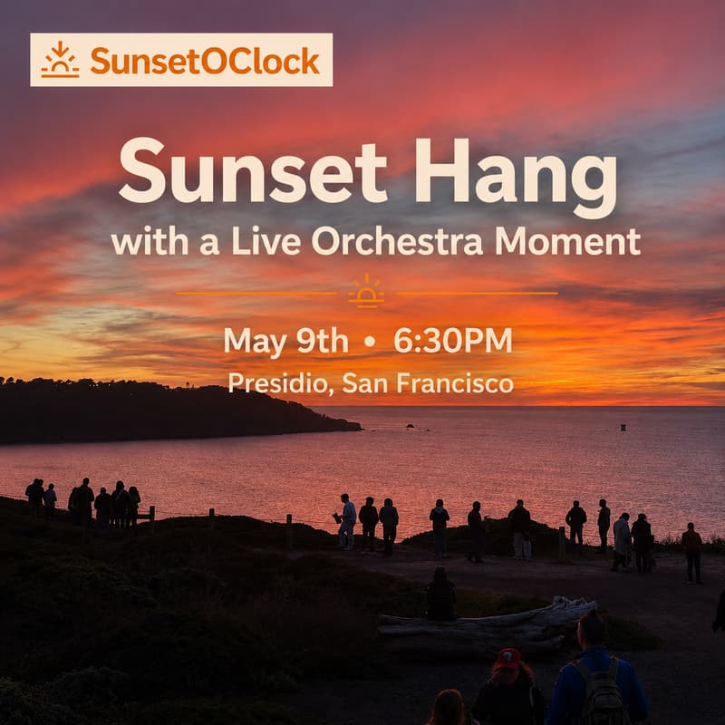 Cover Image for Sunset Hang with a Live Orchestra Moment 🌅🎻