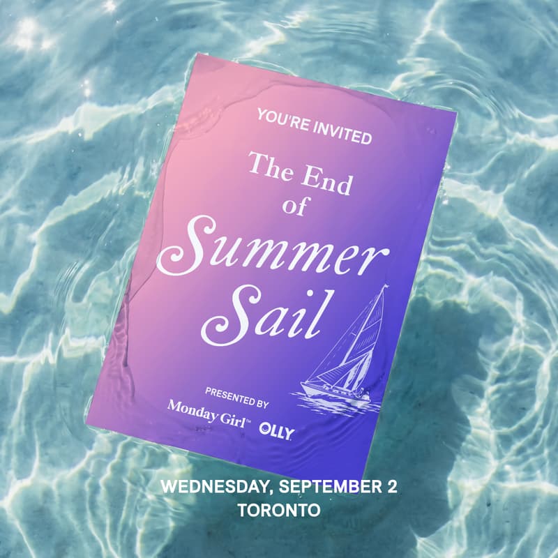 Cover Image for π
Monday Girl x OLLY Wellness: The End of Summer Sail