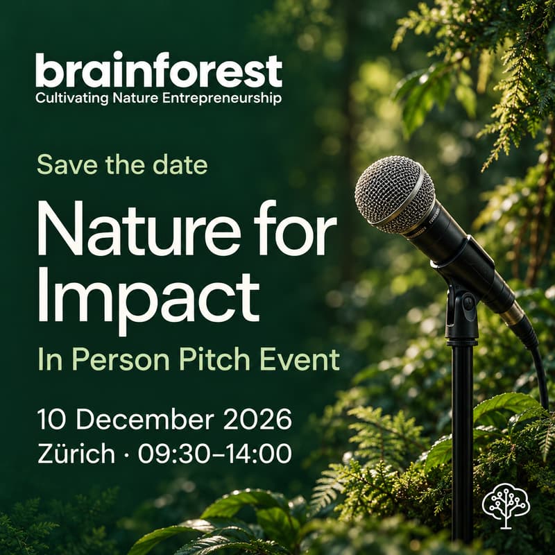 Cover Image for Nature for Impact: In Person Pitch Event Brainforest Ventures