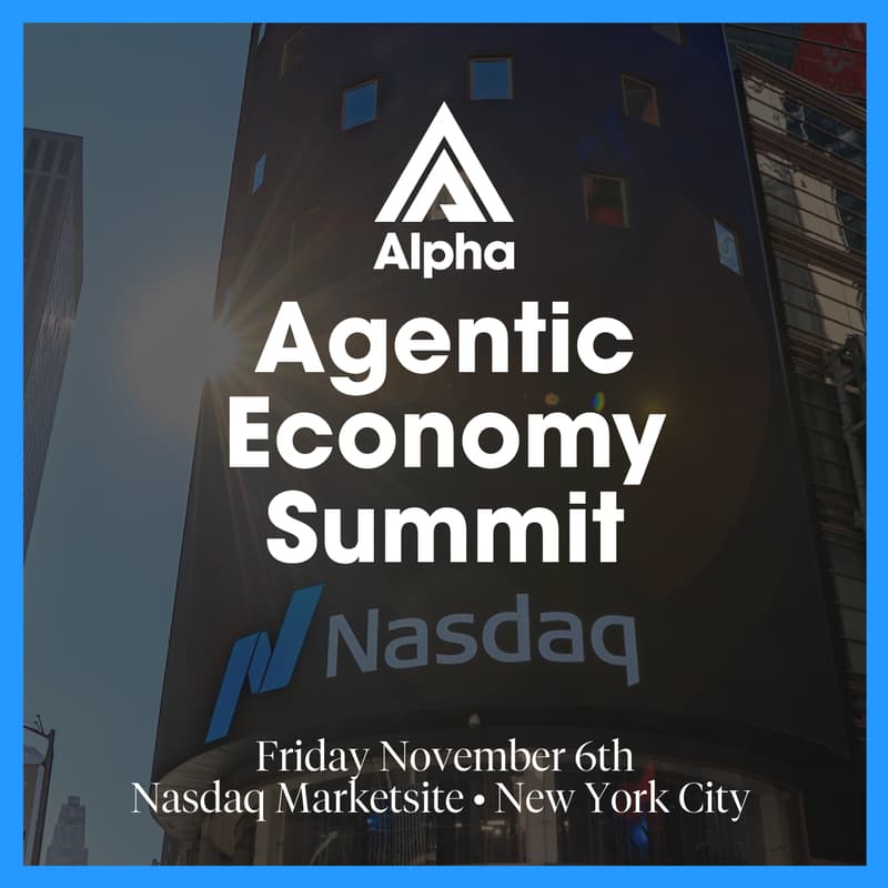 Cover Image for Alpha Agentic Economy Summit @ Nasdaq