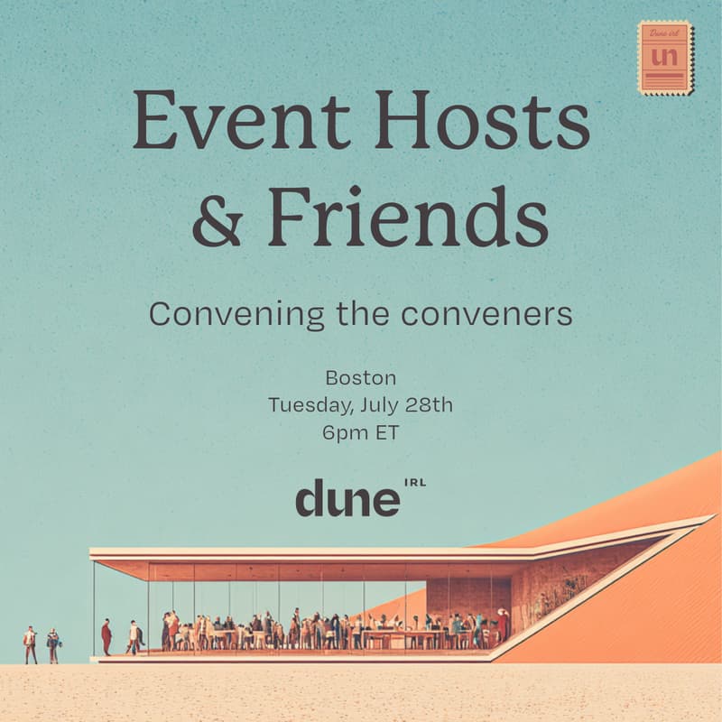 Cover Image for Event Hosts & Friends | 002