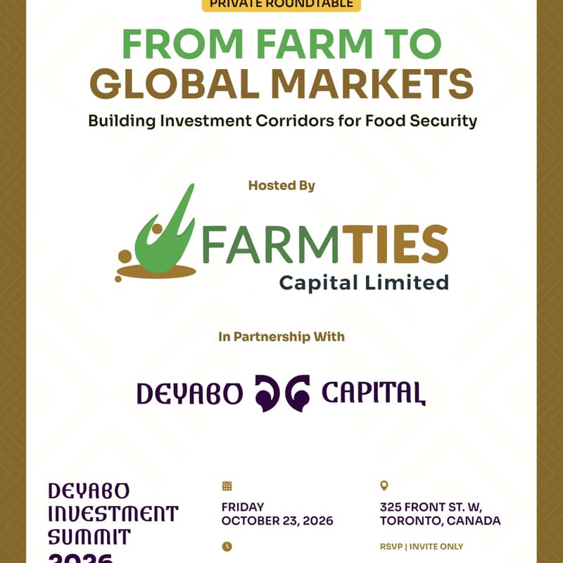 Cover Image for From Farm to Global Markets: Building Investment Corridors for Food Security By Famties Capital