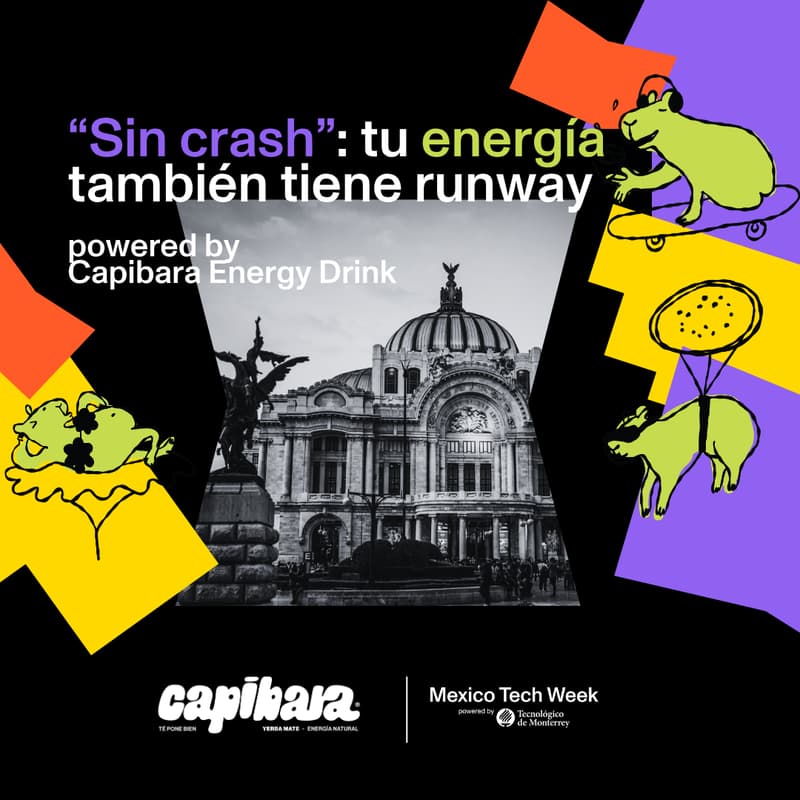 Cover Image for "Sin crash": tu energía también tiene runway powered by Capibara Energy Drink