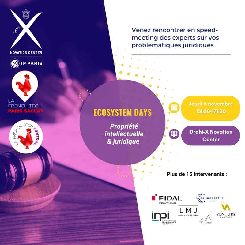 Cover Image for Ecosystem days : Propriété intellectuelle & juridique
