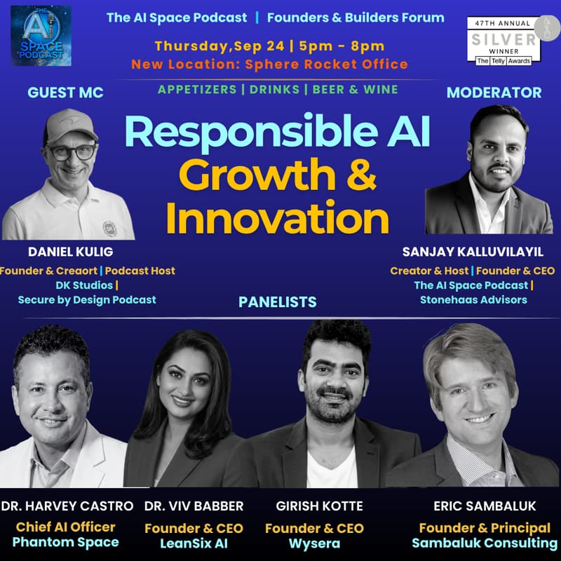 Cover Image for Founders & Builders Forum | Responsible AI Growth & Innovation