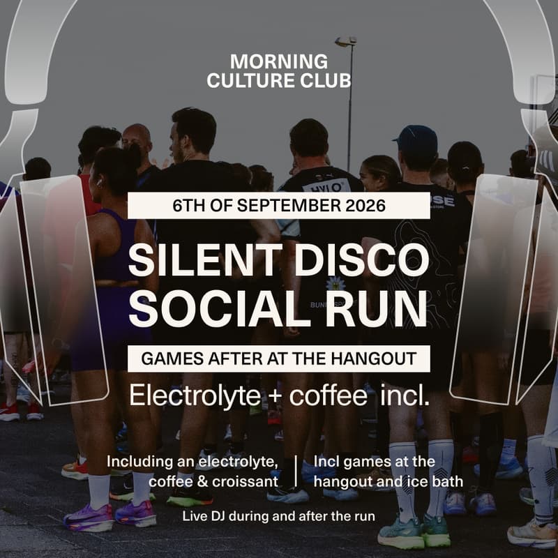 Cover Image for Morning Culture Club - Silent disco Run + Games at The Hangout